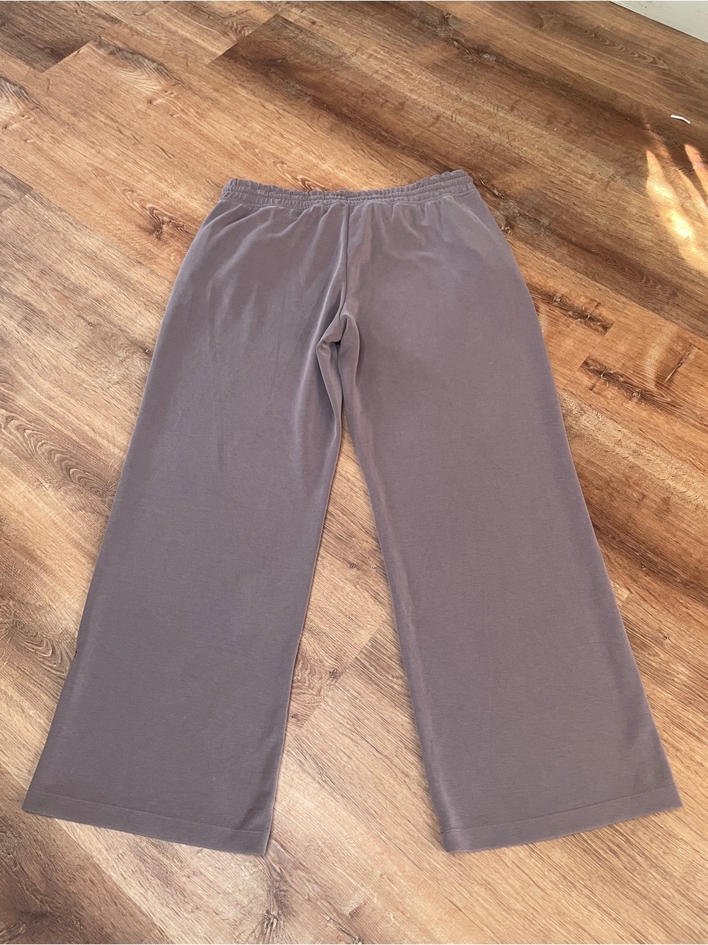 Athleta Seasoft Mid Rise Straight Pants Size XL Drawstring Tencel Modal Lounge - Picture 2 of 7